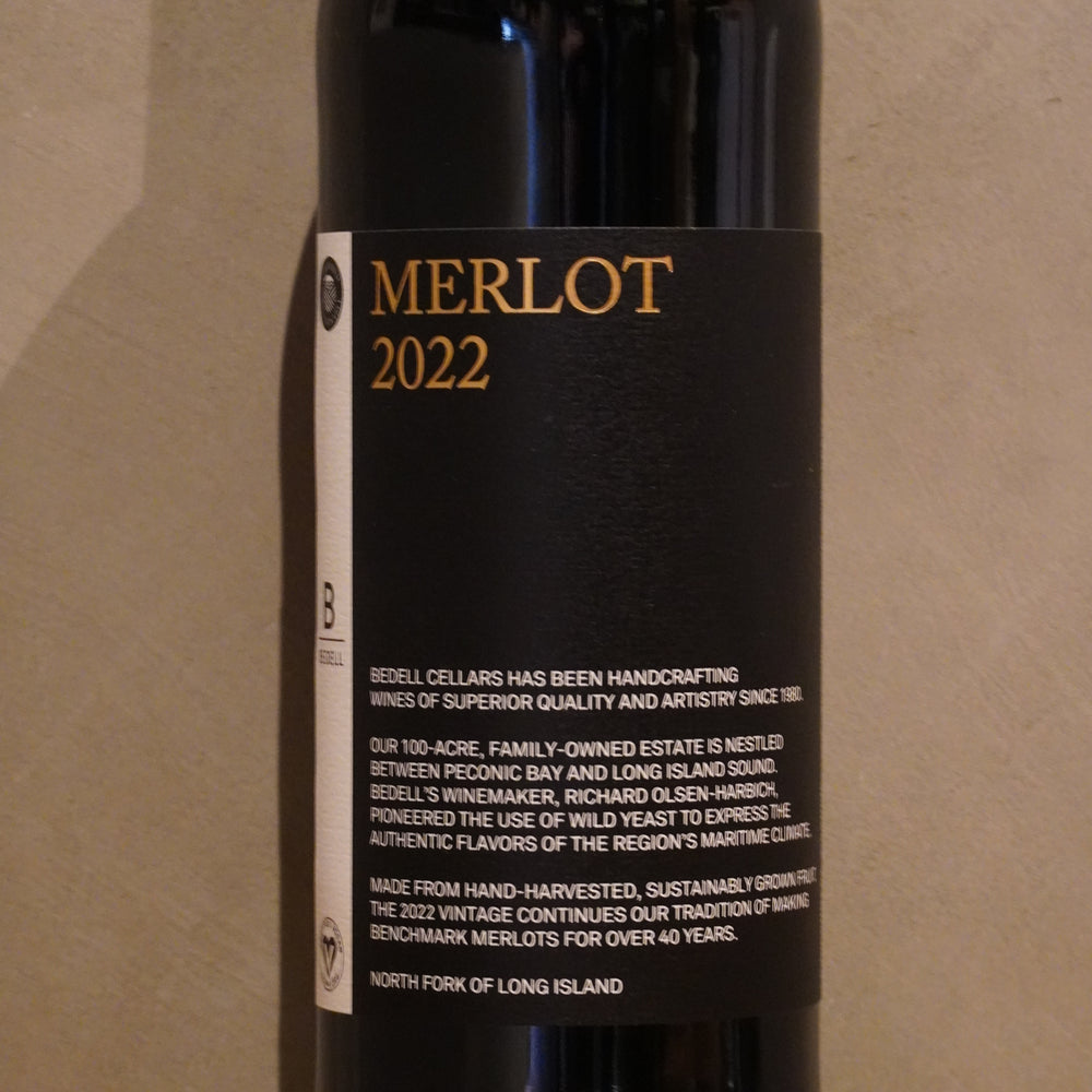 Bedell Cellars ベデル・セラーズ / Merlot North Fork of Long Island メルロ  ノース・フォーク・オブ・ロング・アイランド