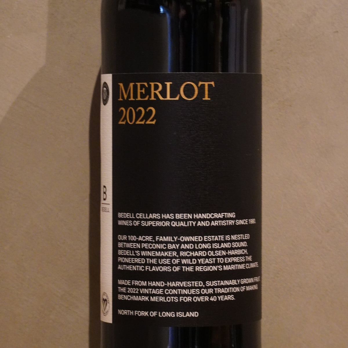 Bedell Cellars ベデル・セラーズ / Merlot North Fork of Long Island メルロ  ノース・フォーク・オブ・ロング・アイランド