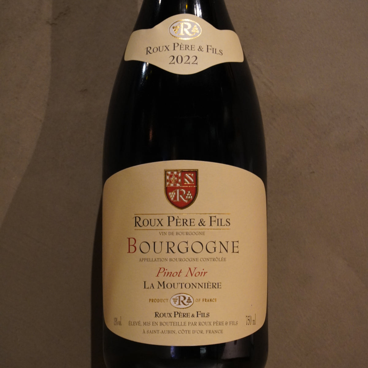 DOMAINE ROUX PERE ET FILS ドメーヌ・ルー・ペール・エ・フィス / BOURGOGNE PINOT NOIR LA MOUTONNIERE ブルゴーニュ・ピノ・ノワール・ラ・ムートニエール 2022